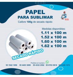 Papel para Sublimacion 