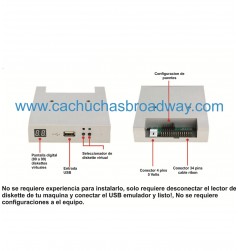 Convertidor de floopy a usb solo para maquinas chinas